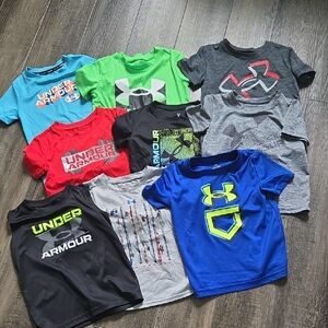 Under Armour Kids Lot - Dri Fit Tees, Shorts, Hoodie